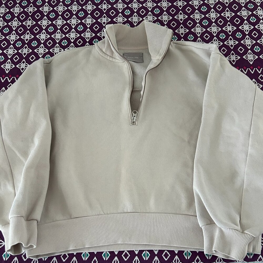Everlane Half Zip Sweatshirt